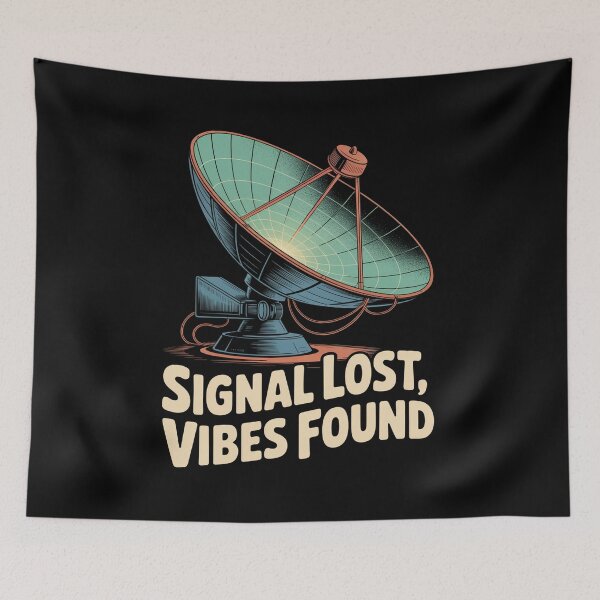 Item preview, Signal Lost, Vibes Found designed and sold by SignumShop.