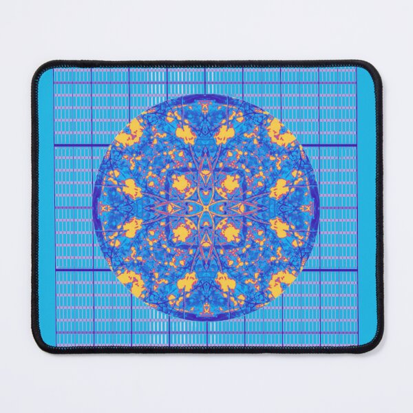 Item preview, Electric blue grid designed and sold by beautycreatures.