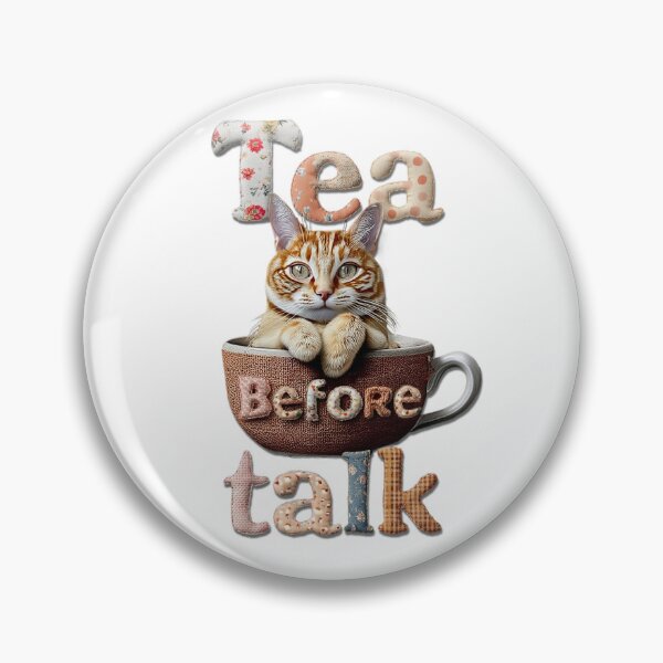 Item preview, Adorable Feline Teacup Meme Tea First Tee designed and sold by Rocky Mountain Artistry.
