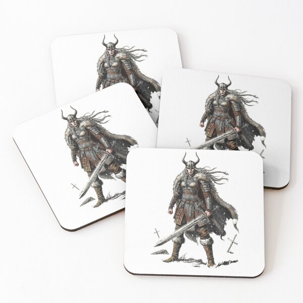 Item preview, Iron-Willed Shieldmaiden designed and sold by CelticSoulShop.