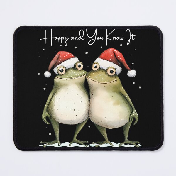 Item preview, Funny Christmas Frog Hoppy And You Know It Design designed and sold by MTJ-Mushrooms.