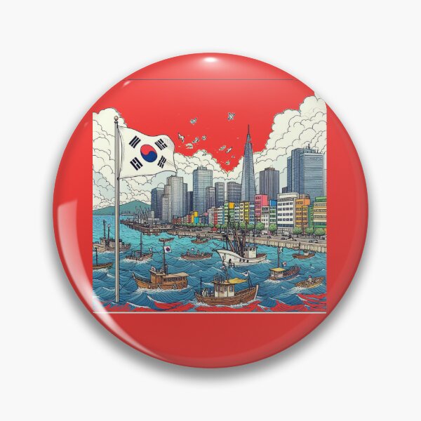 Item preview, The Best of Pohang Harbor Korea – 3D Funny Sketch , designed and sold by PaintMeWorld.