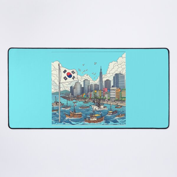 Item preview, The Best of Pohang Harbor Korea – 3D Funny Sketch , designed and sold by PaintMeWorld.