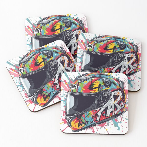 Item preview, Graffiti Moto Helmet – Street Racing Art Design designed and sold by Pryntal.
