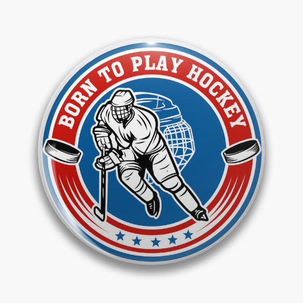 Item preview, Born To Play Hockey Goalie Girl Field Strong Brave Fast   designed and sold by SkeletonsDanger.