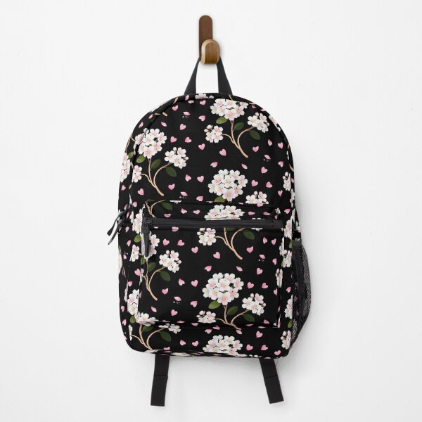 Item preview, Cherry Blossom with Hearts Illustration designed and sold by LuckCraftStudio.