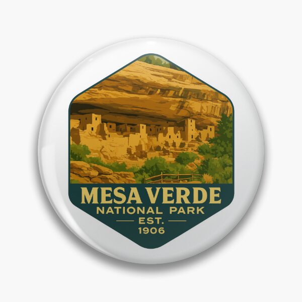 Item preview, Mesa Verde National Park Colorado Retro Sticker designed and sold by Ismeal Von.