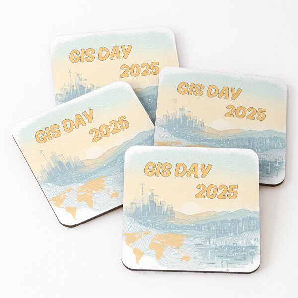 Item preview, GIS Day 2025 - Live the Map designed and sold by MapHappens.