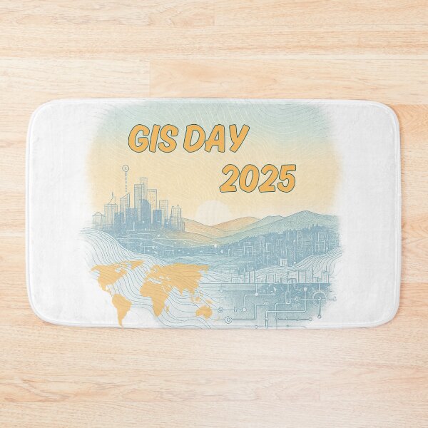 Item preview, GIS Day 2025 - Live the Map designed and sold by MapHappens.