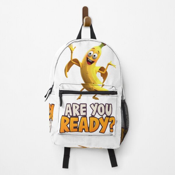 Item preview, Zany Dancing Banana "ARE YOU READY?" Funny Fruit Cartoon  designed and sold by EchoPrint Co..