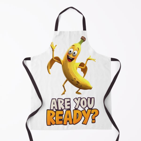 Item preview, Zany Dancing Banana "ARE YOU READY?" Funny Fruit Cartoon designed and sold by EchoPrint Co..