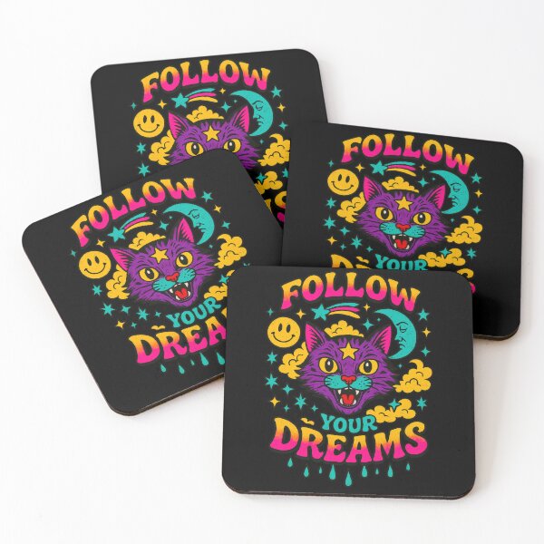Item preview, Follow Your Dreams Psychedelic Cosmic Sky Cat designed and sold by SHHCreations.