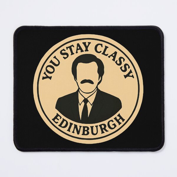 Item preview, Anchorman Inspired Retro UK Print: Edinburgh designed and sold by PinUpPizzazz.