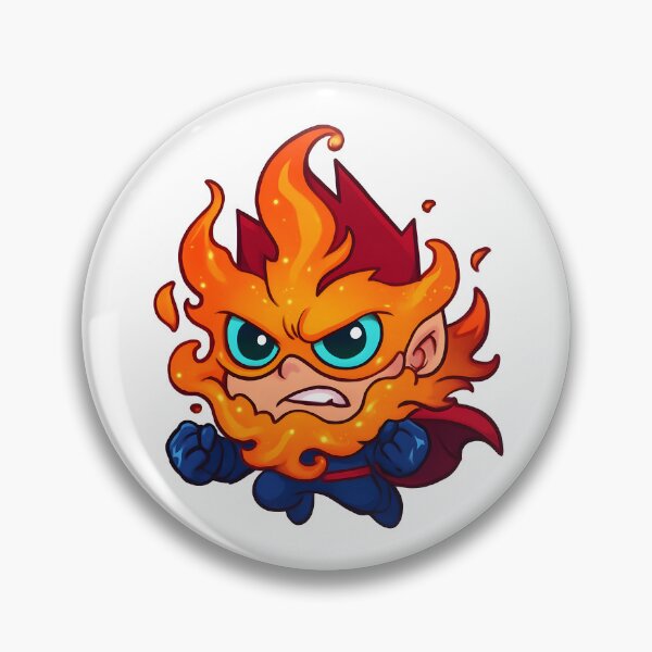 Item preview, Fiery Hero Chibi designed and sold by OlivieFarm.