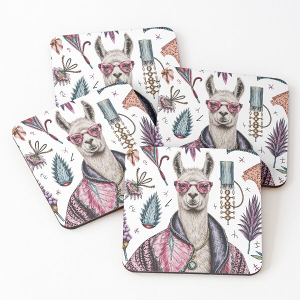 Item preview, Graphic art Santiago the Lama designed and sold by Art Crea Nova.