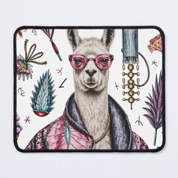 Item preview, Graphic art Santiago the Lama designed and sold by Art Crea Nova.