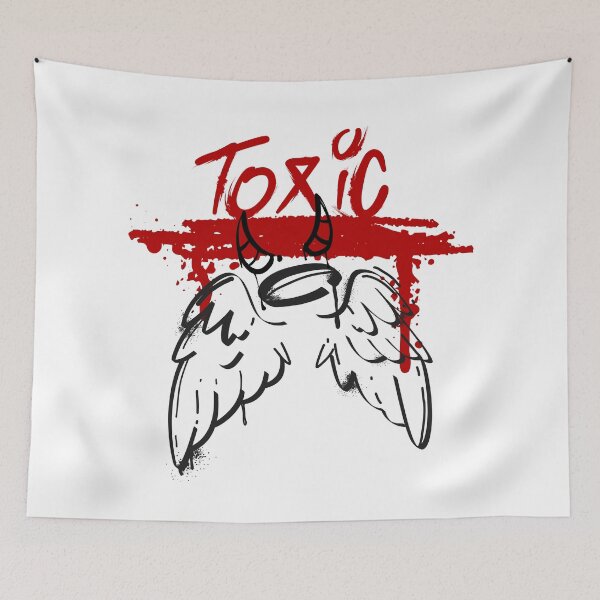 Item preview, Toxic Angel: Graffiti Wings and Devil Horns designed and sold by IREMORHAN.