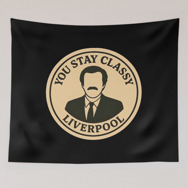Item preview, Anchorman Inspired Retro UK Print: Liverpool designed and sold by PinUpPizzazz.