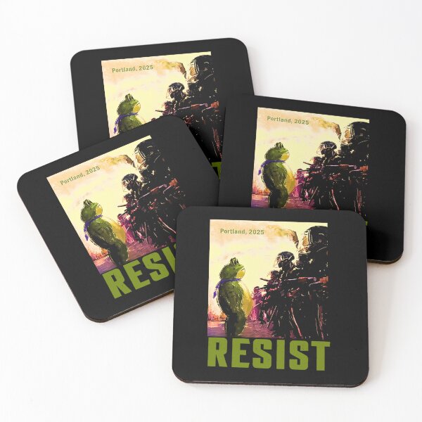Item preview, Resist Portland Frog Protest,Anti ICE Anti Fascism Vintage Activist , Resistance  designed and sold by FerminVigo.