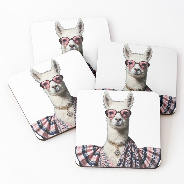 Item preview, Luna the Lama Graphic Art designed and sold by Art Crea Nova.