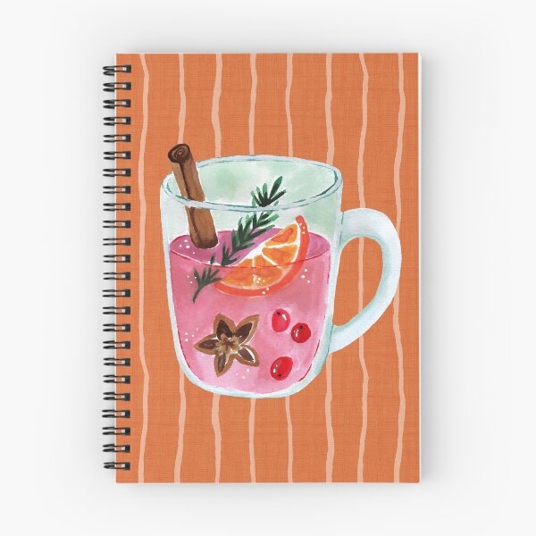 Item preview, Winter Punch Pink Christmas Watercolor designed and sold by papierquarell.
