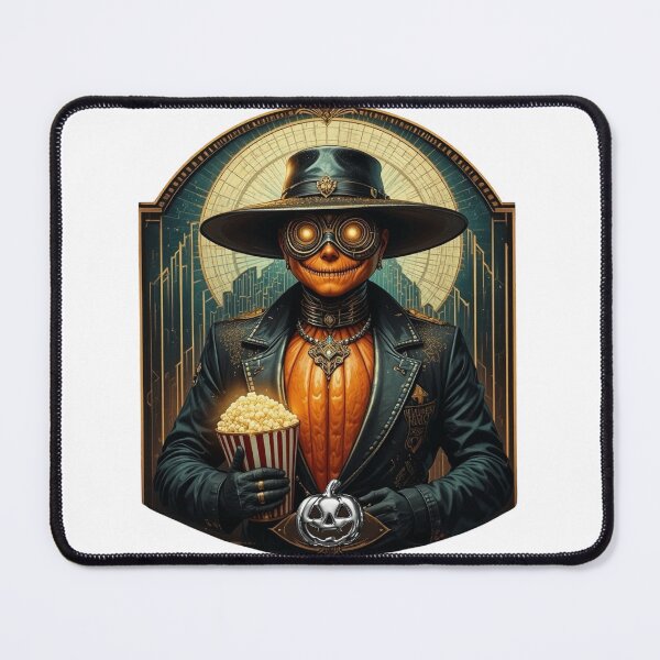 Item preview, Steampunk Gentleman Pumpkin Man Portrait designed and sold by AQUILAKREO.