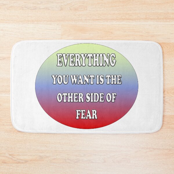 Item preview, Everything you want, is the other side of fear! designed and sold by PicsByTony.