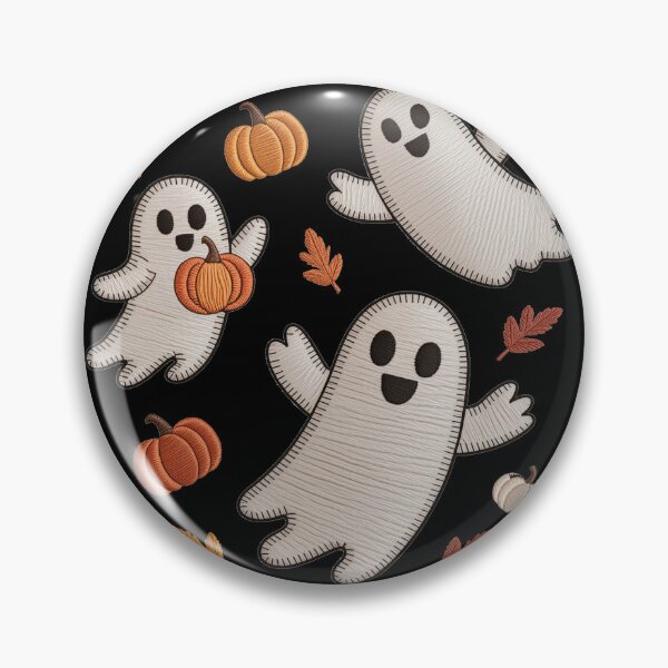 Item preview, embroidered ghosts  designed and sold by jkrphoto.