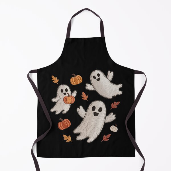 Item preview, embroidered ghosts  designed and sold by jkrphoto.
