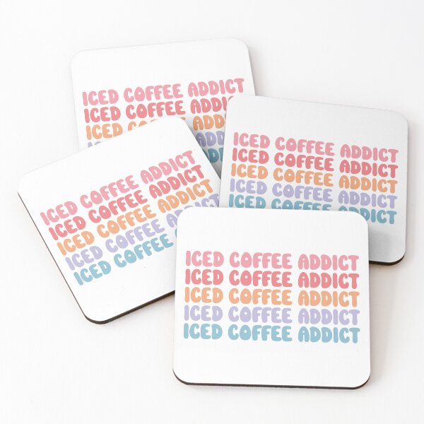 Item preview, Iced coffee addict designed and sold by moodclubuk.