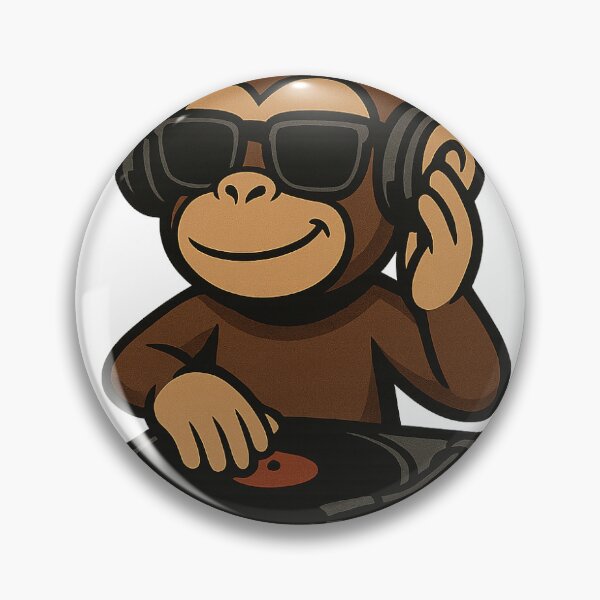 Item preview, Cool DJ Monkey – Funky Music Vibes Design designed and sold by Buble7.