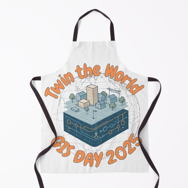 Item preview, GIS DAY 2025 - Twin the World designed and sold by MapHappens.
