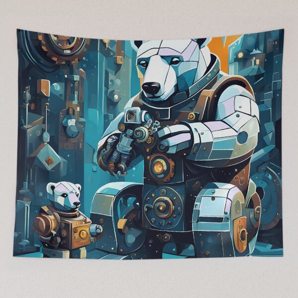 Item preview, Robot Bear designed and sold by Sharon Schwalbe.