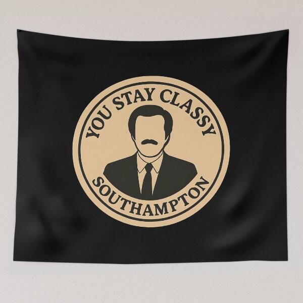 Item preview, Anchorman Inspired Retro UK Print: Southampton designed and sold by PinUpPizzazz.