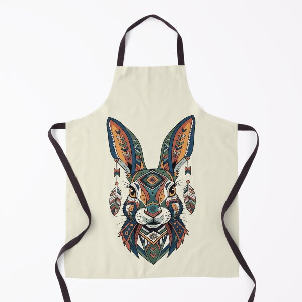 Item preview, Geometric indian boho bunny  designed and sold by WildArtIT.