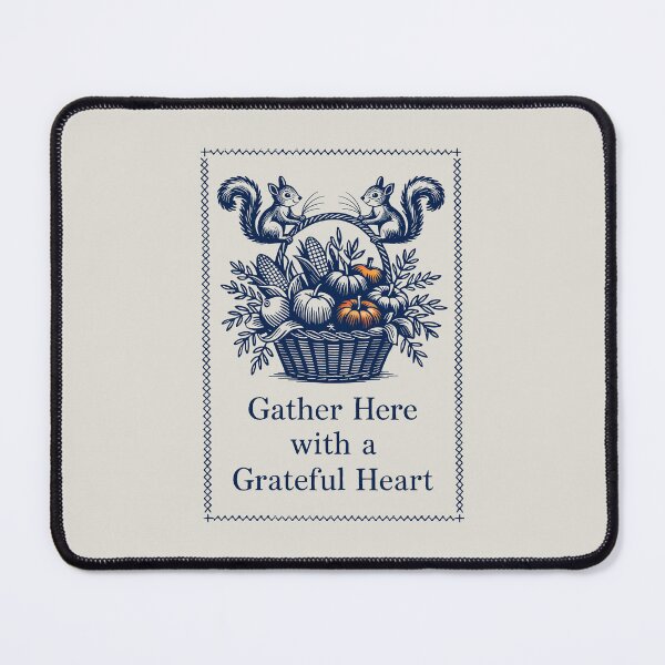 Item preview, Autumn Gathering with Pumpkins and Squirrels designed and sold by SplashTastic.