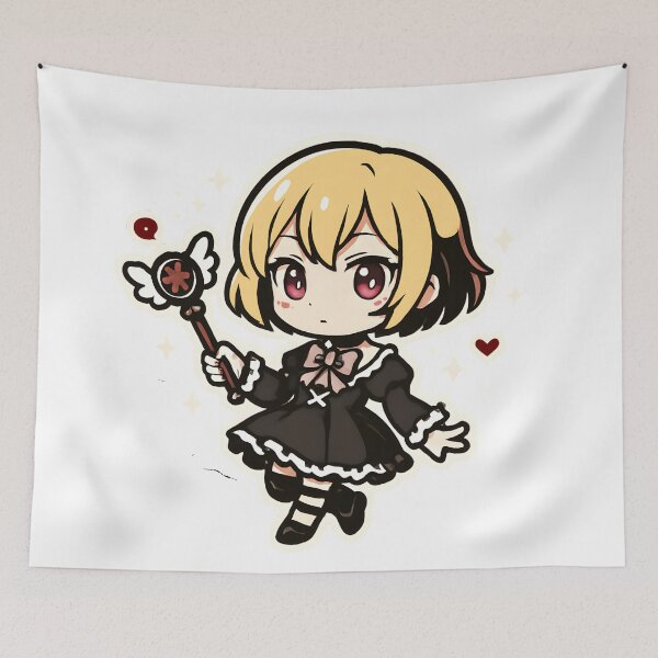 Item preview, Magical Girl Site: Black Dress Chibi designed and sold by OlivieFarm.