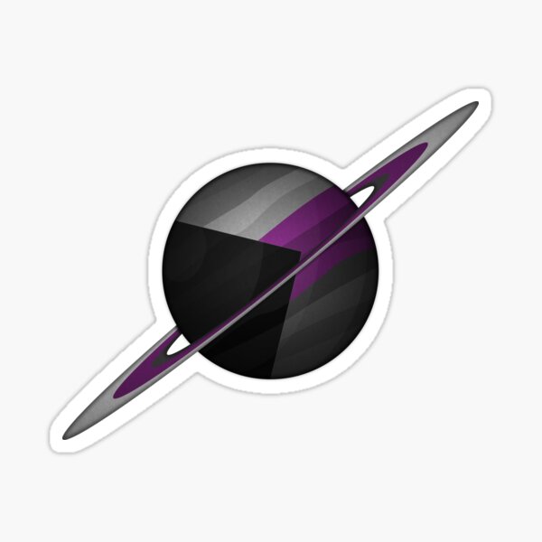 Demisexual Planet Sticker