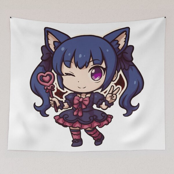 Item preview, Magical Girl Site: Purple Cat Chibi designed and sold by OlivieFarm.