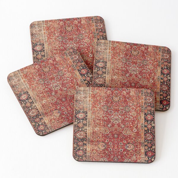 Item preview, 17th Century Afghanistan Rug Print designed and sold by Vicky Brago-Mitchell®.