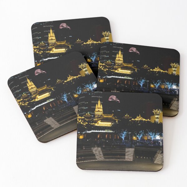Item preview, Cabevo-Shanghai-JinAn-Tempel-Night designed and sold by cabevo.