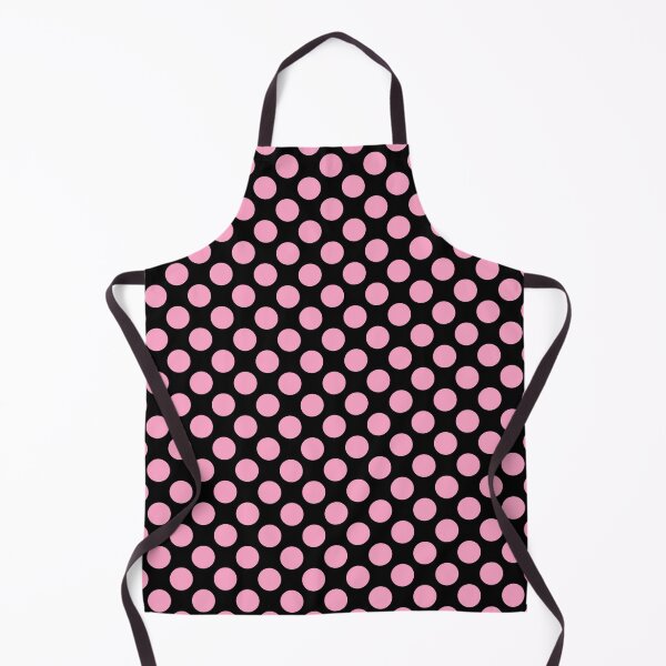 Item preview, Light Pink Large Polka dots on Black designed and sold by POLKAIWERX.