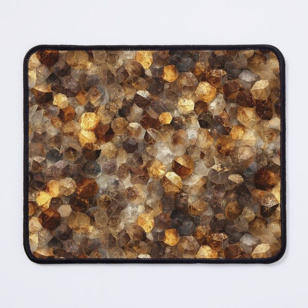 Item preview, citrine honeycomb golden hexagons designed and sold by EarthenEmbers.