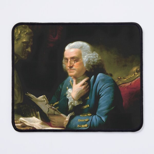 Item preview, Portrait of Benjamin Franklin - David Martin designed and sold by Jon-Baran.