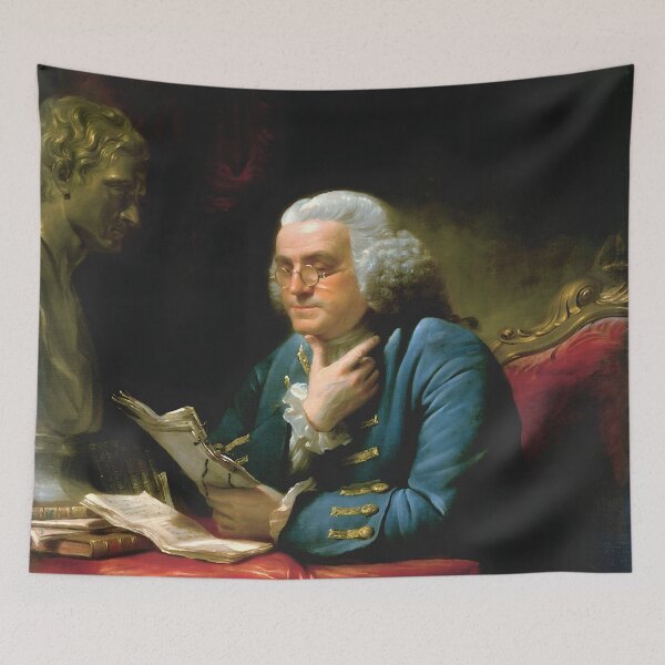 Item preview, Portrait of Benjamin Franklin - David Martin designed and sold by Jon-Baran.