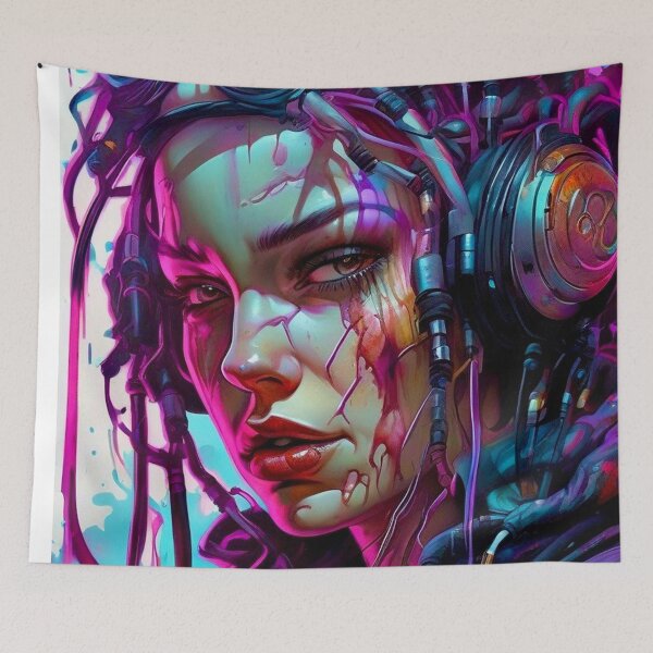 Item preview, Cyberpunk Operator - Sci Fi Art concept designed and sold by Delerat7.