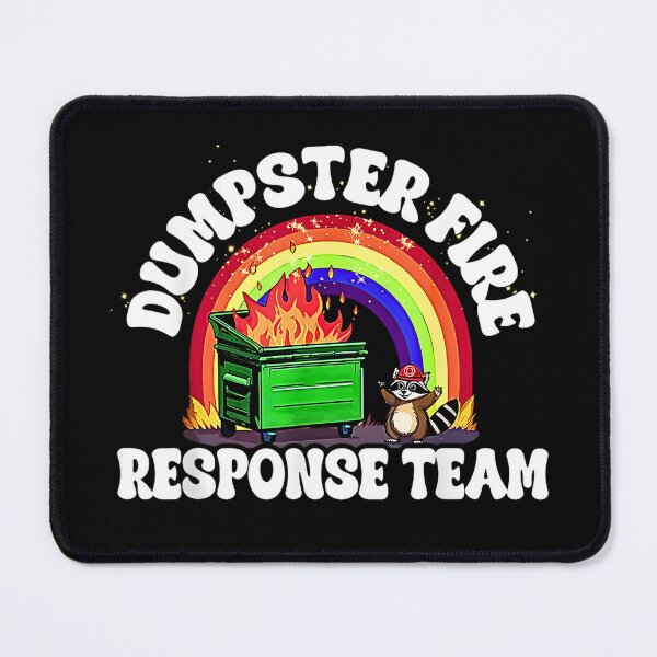 Item preview,  Dumpster Fire Response Team with Raccoon and Possum designed and sold by FerminVigo.