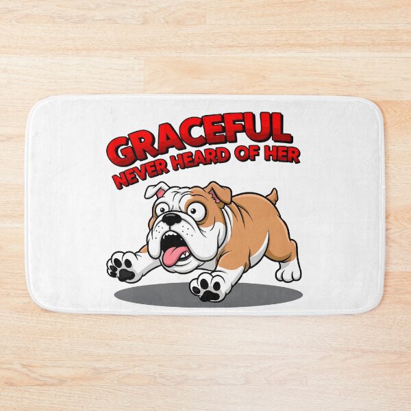 Item preview, Clumsy Bulldog Funny Quote Sticker designed and sold by Tong4130.