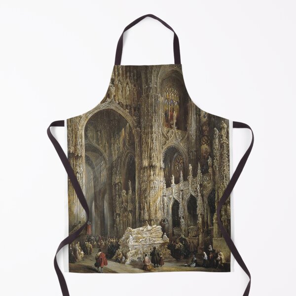 Item preview, Interior View of a Cathedral — Genaro Pérez Villaamil (c. 1850) designed and sold by Art Outlaws.