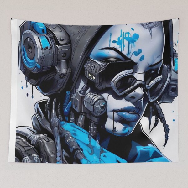 Item preview, Edge Runner Cyberpunk - Sci Fi Art concept designed and sold by Delerat7.